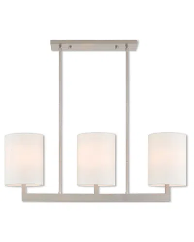 Livex Lighting Livex Hayworth 3 Light Bn Linear Chandelier
