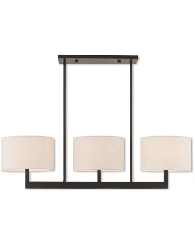 Livex Lighting Livex Hayworth 3 Light Bz Linear Chandelier