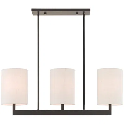 Livex Lighting Livex Hayworth 36" Wide Bronze Kitchen Island Light Chandelier