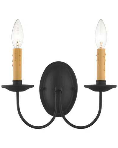 Livex Lighting Livex Heritage 2-light Black Wall Sconce