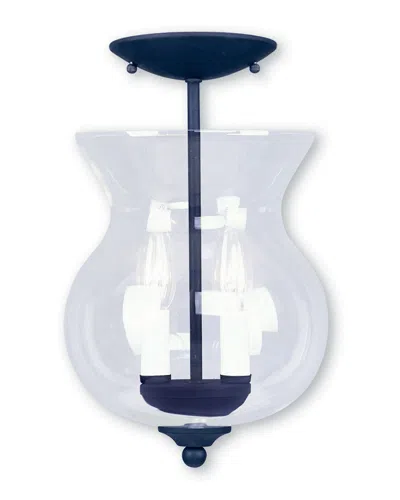 Livex Lighting Livex Heritage 2-light Black Chain Hang/ceiling Mount
