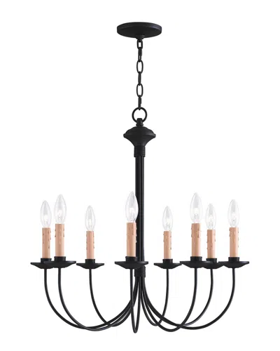 Livex Lighting Livex Heritage 8-light Black Chandelier
