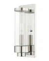Livex Lighting Livex Hillcrest 1 Light Polished Chrome Outdoor Ada Wall Lantern