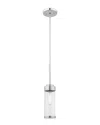 Livex Lighting Livex Hillcrest 1 Lt Polished Chrome Mini Pendant In White