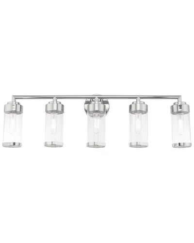 Livex Lighting Livex Hillcrest 5 Lt Polished Chrome Bath Vanity
