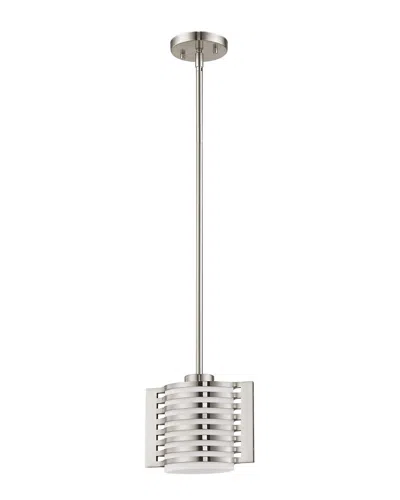 Livex Lighting Livex Hilliard 1 Lt Bn Mini Pendant