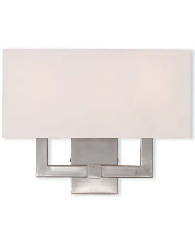 Livex Lighting Livex Hollborn 3-light Brushed Nickel Wall Sconce In Multi