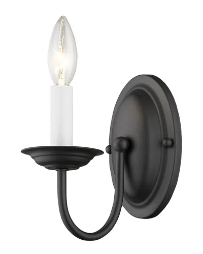 Livex Lighting Livex Home Basics 1-light Black Wall Sconce