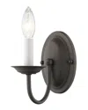 Livex Lighting Livex Home Basics 1-light Bronze Wall Sconce