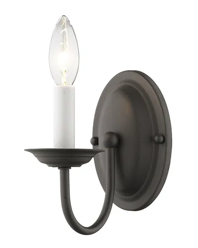 Livex Lighting Livex Home Basics 1-light Bronze Wall Sconce