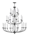Livex Lighting Livex Home Basics 24-light Bronze Chandelier