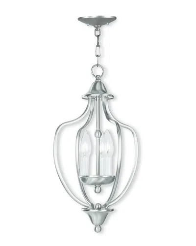 Livex Lighting Livex Home Basics 3-light Bn Chain Hang/ceiling Mount