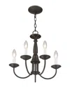 Livex Lighting Livex Home Basics 5-light Bronze Chandelier