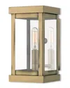 Livex Lighting Livex Hopewell 1 Light Ab Outdoor Wall Lantern