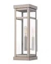Livex Lighting Livex Hopewell 1 Light Bn Outdoor Wall Lantern In Gray