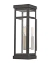 Livex Lighting Livex Hopewell 1 Light Bz Outdoor Wall Lantern In Black