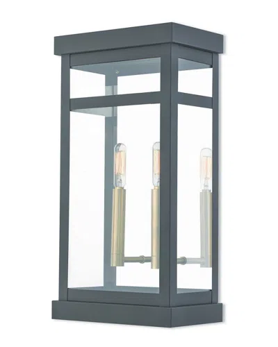 Livex Lighting Livex Hopewell 2 Light Bz Outdoor Wall Lantern