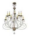 Livex Lighting Livex Isabella 5-light + 5-light Eb Chandelier