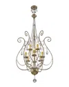 Livex Lighting Livex Isabella 6-light + 3-light Eb Foyer Chandelier