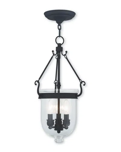 Livex Lighting Livex Jefferson 3-light Black Chain Lantern