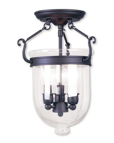 Livex Lighting Livex Jefferson 3-light Bronze Ceiling Mount