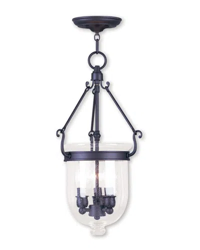 Livex Lighting Livex Jefferson 3-light Bronze Chain Lantern