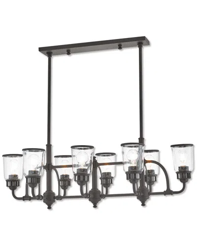 Livex Lighting Livex Lawrenceville 8 Light Bz Linear Chandelier