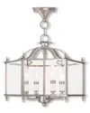 Livex Lighting Livex Livingston 4-light Bn Chain Hang/ceiling Mount