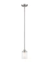 Livex Lighting Livex Manhattan 1-light Brushed Nickel Mini Pendant