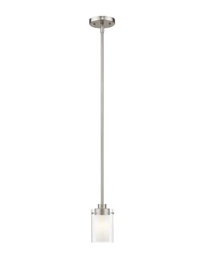 Livex Lighting Livex Manhattan 1-light Brushed Nickel Mini Pendant