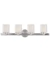Livex Lighting Livex Manhattan 4-light Brushed Nickel Bath-light