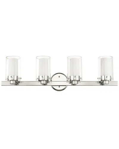 Livex Lighting Livex Manhattan 4-light Polished Chrome Bath-light
