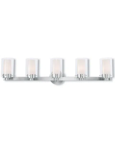 Livex Lighting Livex Manhattan 5-light Brushed Nickel Bath-light