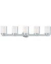 Livex Lighting Livex Manhattan 5-light Polished Chrome Bath-light