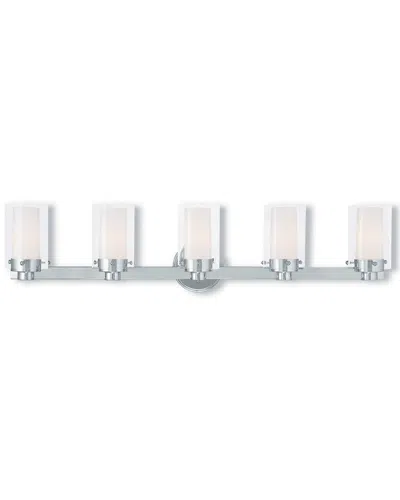 Livex Lighting Livex Manhattan 5-light Polished Chrome Bath-light