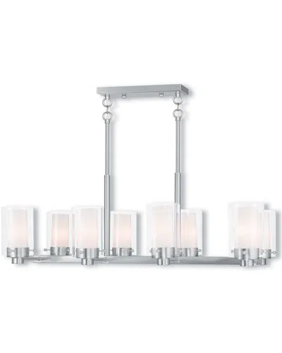 Livex Lighting Livex Manhattan 8-light Brushed Nickel Chandelier
