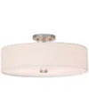 Livex Lighting Livex Meridian 4-light Brushed Nickel Ceiling Mount