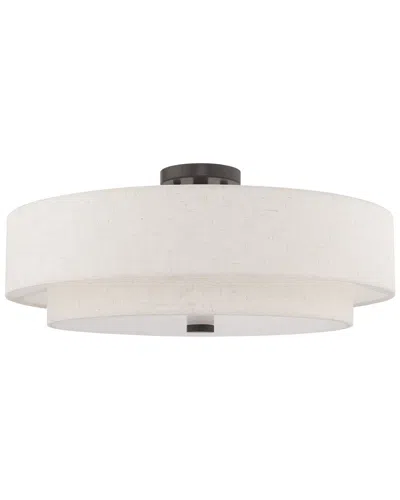 Livex Lighting Livex Meridian 5 Light English Bronze Ceiling Mount