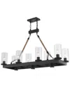 Livex Lighting Livex Metuchen 11 Light Bz Linear Chandelier
