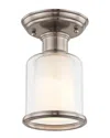 Livex Lighting Livex Middlebush 1-light Brushed Nickel Ceiling Mount