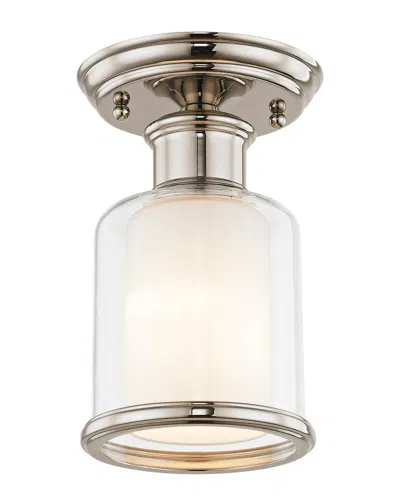 Livex Lighting Livex Middlebush 1-light Polished Nickel Ceiling Mount