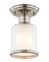 Livex Lighting Livex Middlebush 1-light Polished Nickel Ceiling Mount