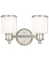 Livex Lighting Livex Middlebush 2-light Polished Nickel Bath-light