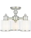 Livex Lighting Livex Middlebush 3-light Bn Mini Chandelier/ceiling Mount
