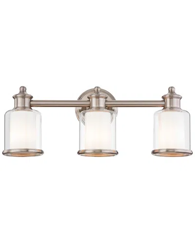Livex Lighting Livex Middlebush 3-light Brushed Nickel Bath-light