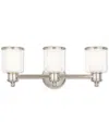 Livex Lighting Livex Middlebush 3-light Polished Nickel Bath-light