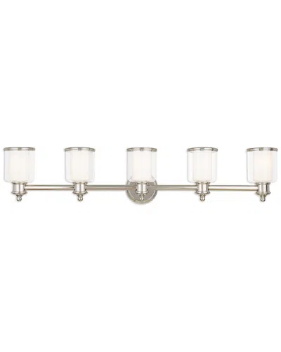 Livex Lighting Livex Middlebush 5-light Polished Nickel Bath-light