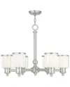 Livex Lighting Livex Middlebush 6-light Brushed Nickel Chandelier