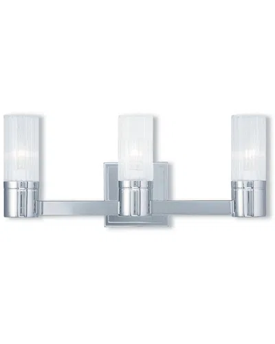 Livex Lighting Livex Midtown 3-light Polished Chrome Bath-light