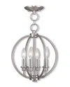 Livex Lighting Livex Milania 4-light Bn Chain Lantern/ceiling Mount